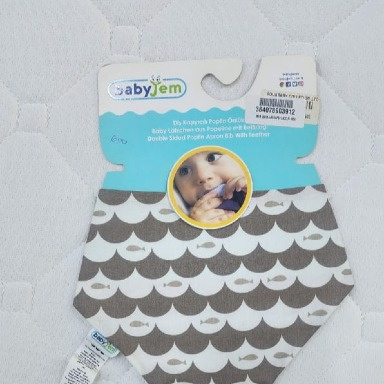 Babyjem bandana bib with teether