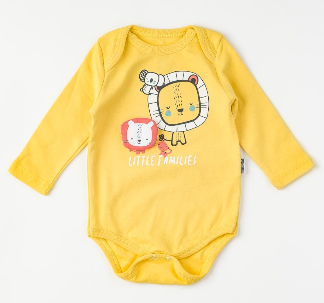 Miniworld Baby Boy 3-Piece Lion Theme Outfit Set – Little Families Collection (3–6 Months)