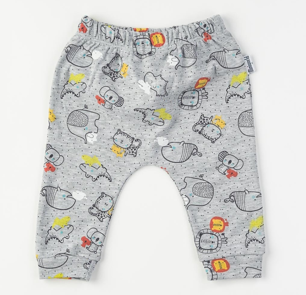 Miniworld Baby Boy 3-Piece Lion Theme Outfit Set – Little Families Collection (3–6 Months)