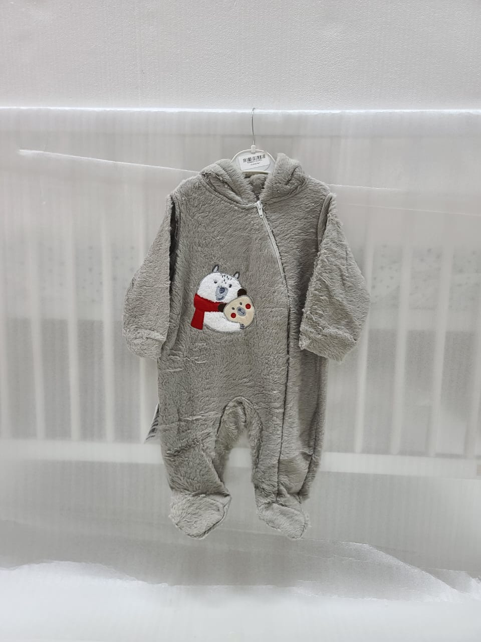 Zuff Heavy Fleece Baby Snowsuit Hooded Romper