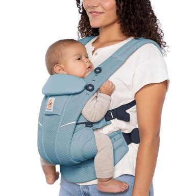 Ergobaby Omni Breeze Baby Carrier – Breathable Mesh, All Carry Positions, Lumbar Support