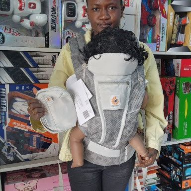 Ergobaby Omni Breeze Baby Carrier Gray– Breathable Mesh, All Carry Positions, Lumbar Support