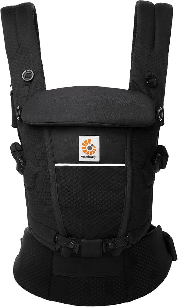 Ergobaby Omni Breeze Baby Carrier black – Breathable Mesh, All Carry Positions, Lumbar Support