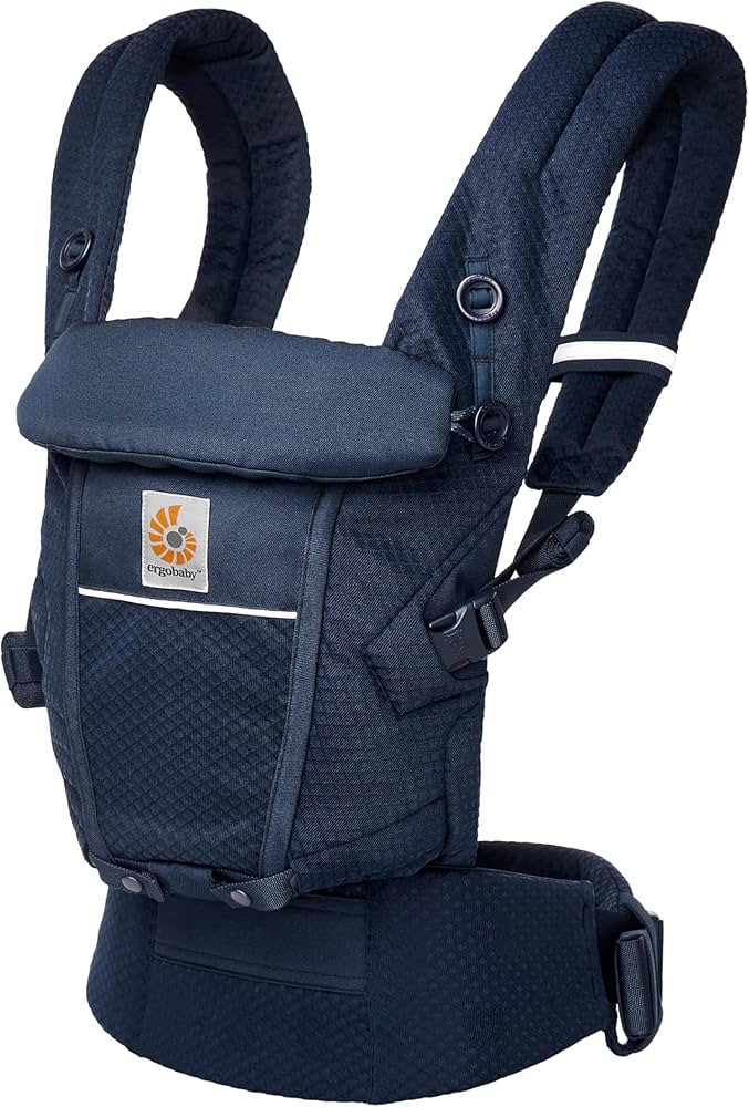 Ergobaby Omni Breeze Baby Carrier Navy blue– Breathable Mesh, All Carry Positions, Lumbar Support