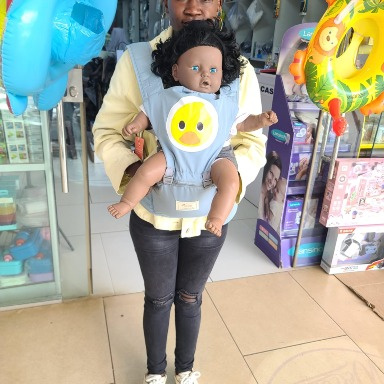 Imama Cartoon Hip Seat Baby Carrier – Ergonomic Multi-Function Baby Carrier with Removable Hip Seat & Adjustable Straps