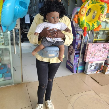 Imama Cartoon Hip Seat Baby Carrier – Ergonomic Multi-Function Baby Carrier with Removable Hip Seat & Adjustable Straps