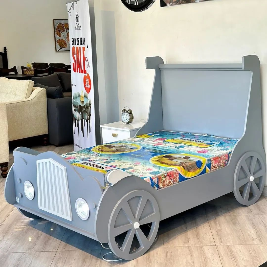Spacious Wooden Toddler Bed 3.5x6ft & 4x6ft in Kenya | AquaBaby Collection