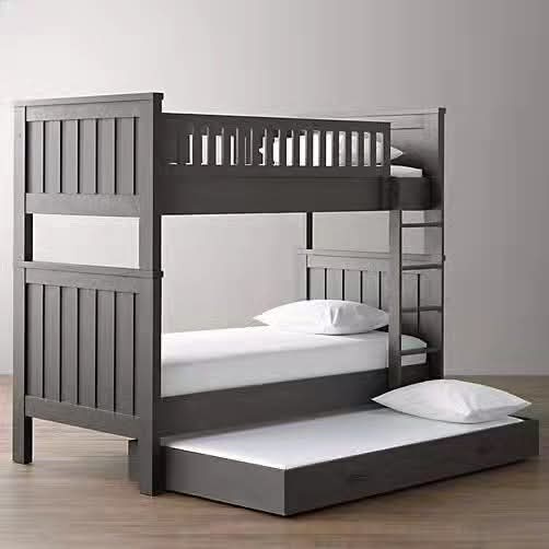 Solid Wood Bunk Bed with Storage Drawers | Twin Over Twin Bunk Beds Kenya