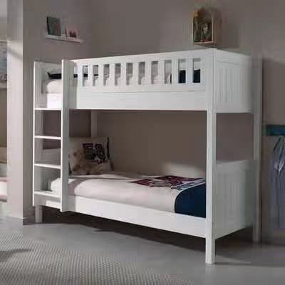 Twin Over Twin Bunk Bed with Safety Guardrails & Ladder | Kids Bunk Beds Kenya