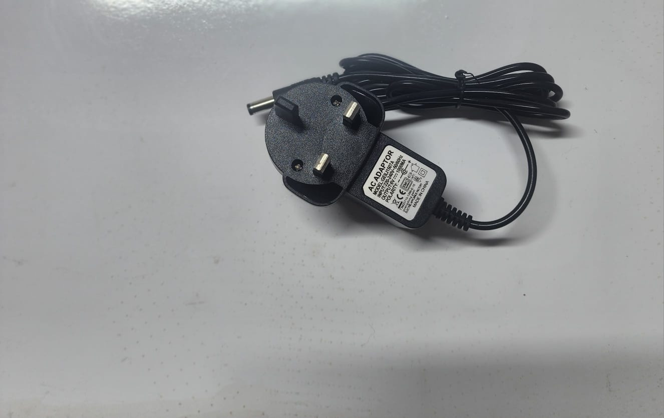 12V 500mA Electric Kids Ride-On Car Charger – AC/DC Adapter (UK Plug, 100–240V Input)