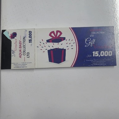 Aqua Baby Collection Ltd Gift Voucher KShs 15,000 Kenya