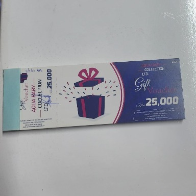 Aqua Baby Collection Ltd. KSh 25,000 Gift Voucher | Premium Baby Gift Card Kenya