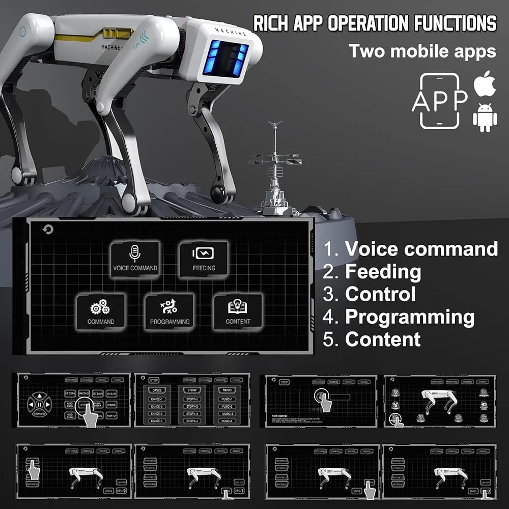 Smart Robot Dog Programmable STEM Toy with AI Voice Control | Interactive Robot Dog for Kids Kenya