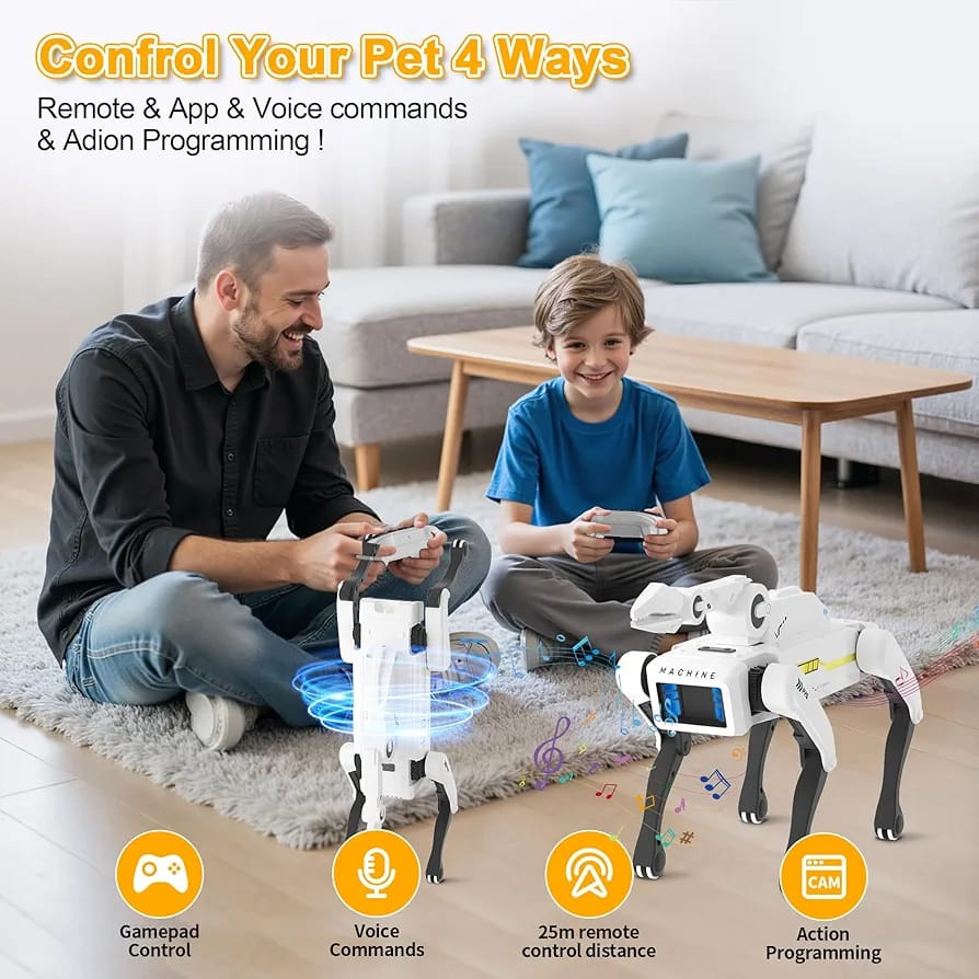 Smart Robot Dog with AI Voice Control & STEM Learning | Interactive Robot Toy for Kids Kenya
