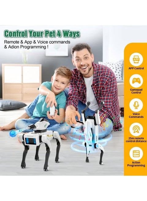 Smart Robot Dog with AI Voice Control & STEM Learning | Interactive Robot Toy for Kids Kenya