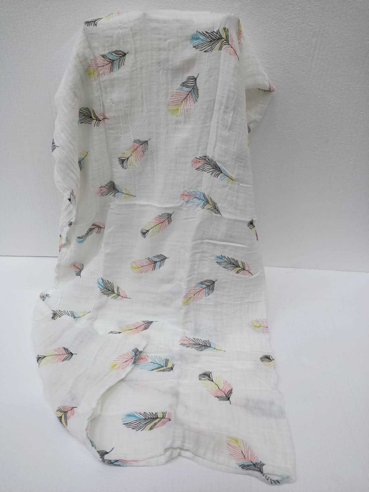 120x120 cm Muslin Swaddle Blanket | Breathable Cotton Baby Wrap