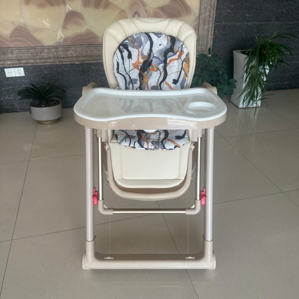 Multifunctional Baby High Chair & Swing Combo | Adjustable Feeding Chair with 5-Point Harness