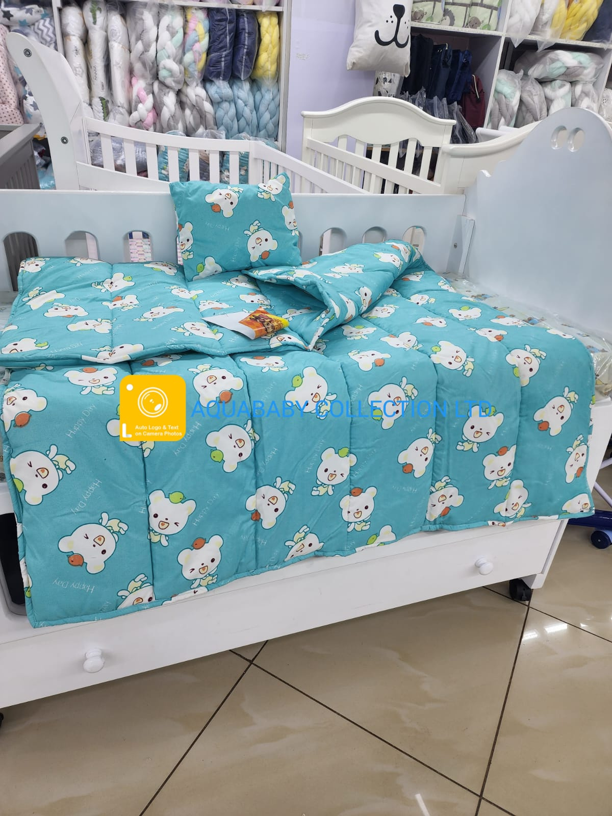 Baby Duvet Set for Girls with Comforter & Pillow | AquaBaby Collection Kenya