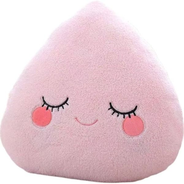 Nursery Decorative Baby Pillows – Soft Embroidered Sleeping Face Cushions