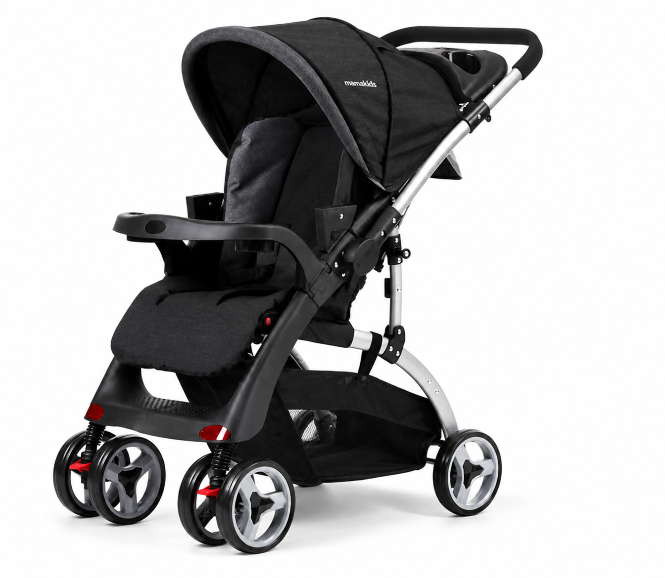 MamaKids Baby Stroller with Reclining Seat & Storage Basket | Aquababy Collection Kenya