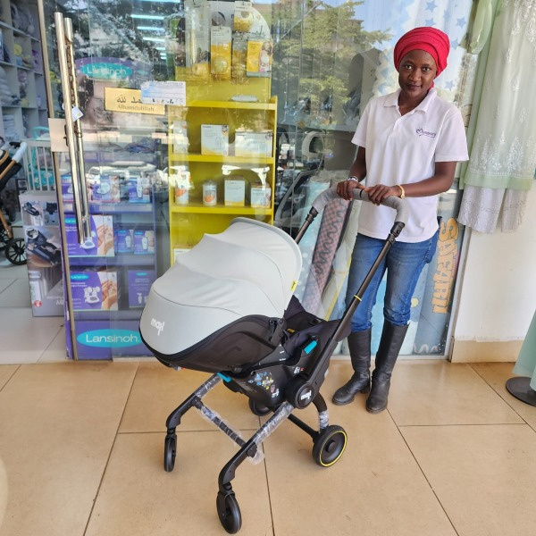 4 in 1 Max Baby Stroller Travel System with Infant Car Seat – Lake Green | Aquababy Collection Kenya
