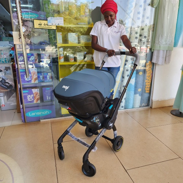 4 in 1 Max Baby Stroller Travel System with Infant Car Seat – Lake Blue | Aquababy Collection Kenya