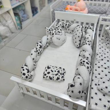 Braided Toddler bumper set