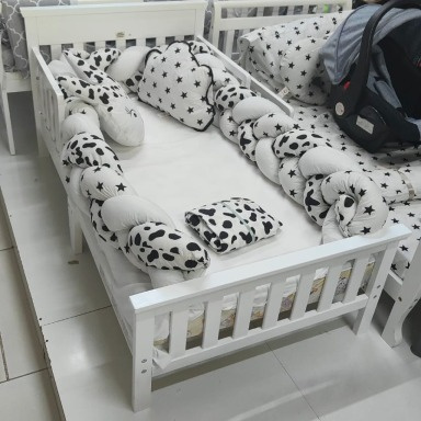 Braided Toddler bumper set