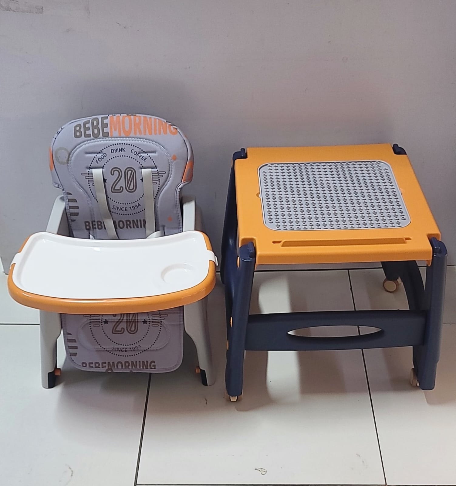 3-in-1 Multifunctional Baby Feeding Chair – Blue | Aquababy Collection Kenya