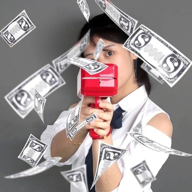 Supreme Cash Cannon money gun from the SS17 collection