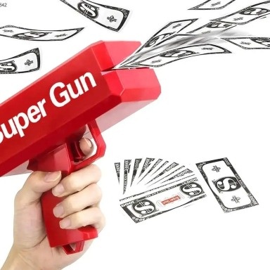 Supreme Cash Cannon money gun from the SS17 collection