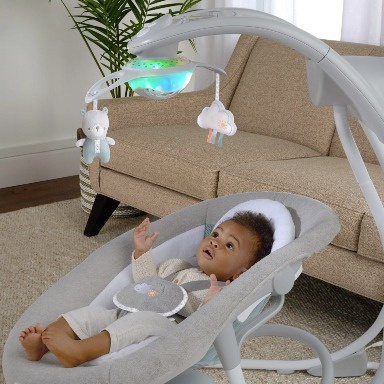 Ingenuity DreamComfort InLighten Cradling Swing & Rocker