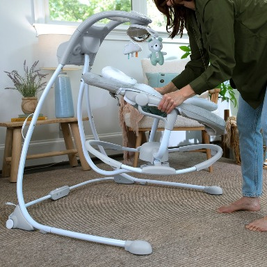 Ingenuity DreamComfort InLighten Cradling Swing & Rocker