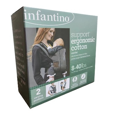 Infantino Ergonomic Cotton Baby Carrier – Natural Seat Design | Kenya