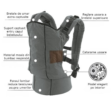 Infantino Ergonomic Cotton Baby Carrier – Natural Seat Design | Kenya