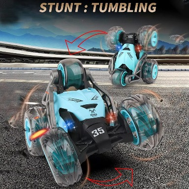 Stunt remote car toy