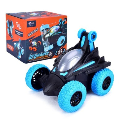 Electric Stunt Car 360-degree Stunt Dump Truck With Light Music Toy Car,