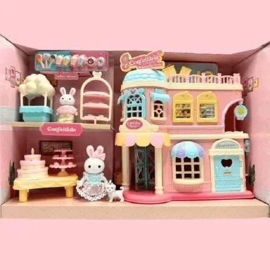 Rabbit mini playset