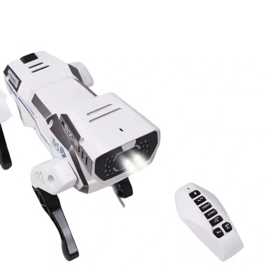 Interactive intelligent AI robot stunt dog toy