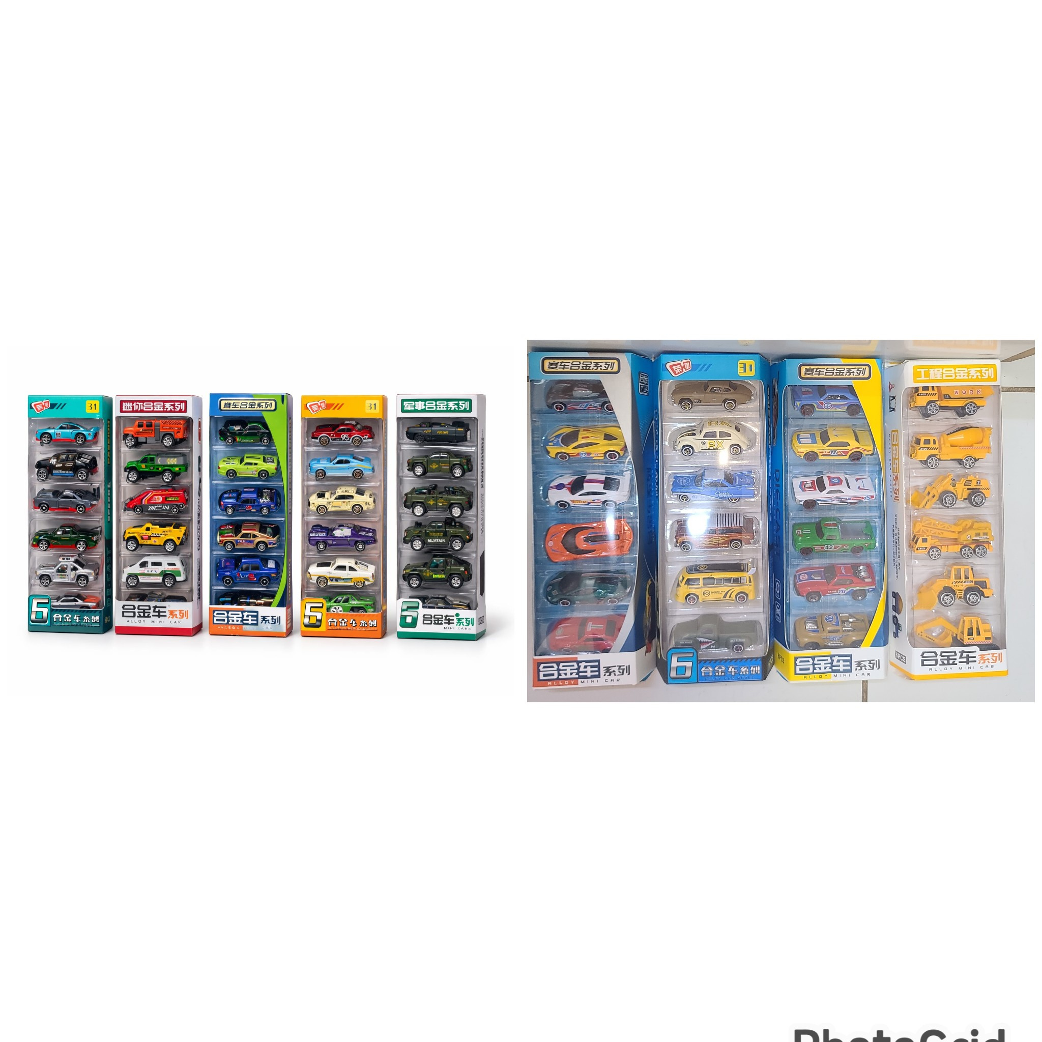 6pcs Alloy Die-Cast Toy Car Set – Mini Metal Cars for Kids