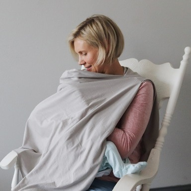 SnuggleRoo 3-in-1 Feeding Scarf Nursing Cover – Stylish Breastfeeding Cover | Aquababy Collection Kenya