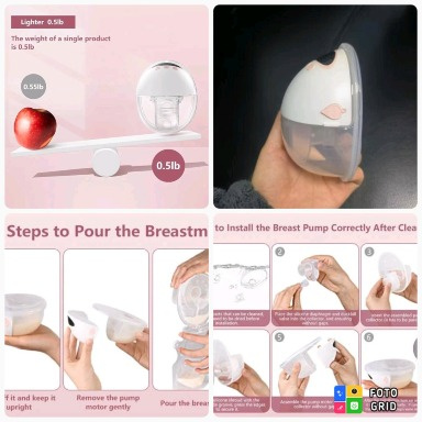 Wearable single electric  breastpump