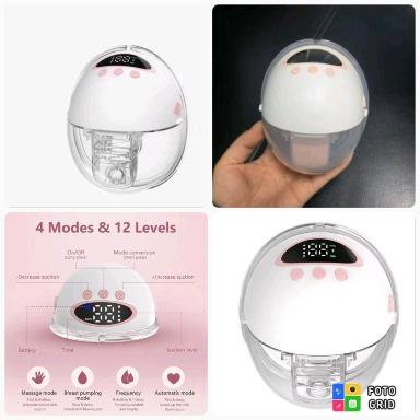 Wearable single electric  breastpump