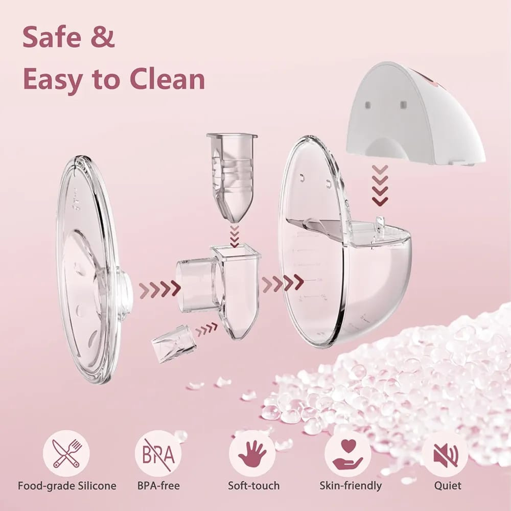 Wearable single electric  breastpump