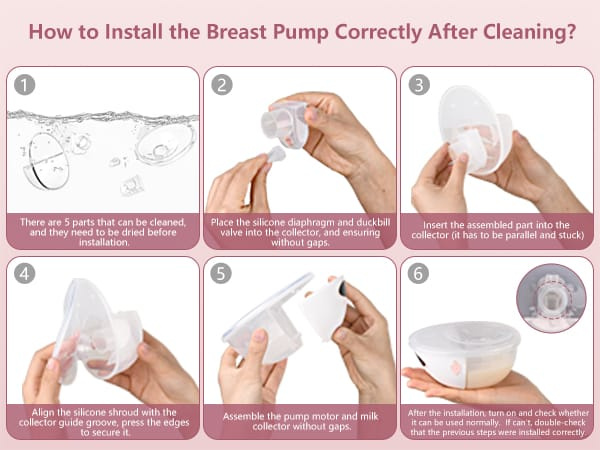 Wearable single electric  breastpump