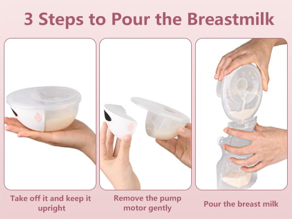 Wearable single electric  breastpump