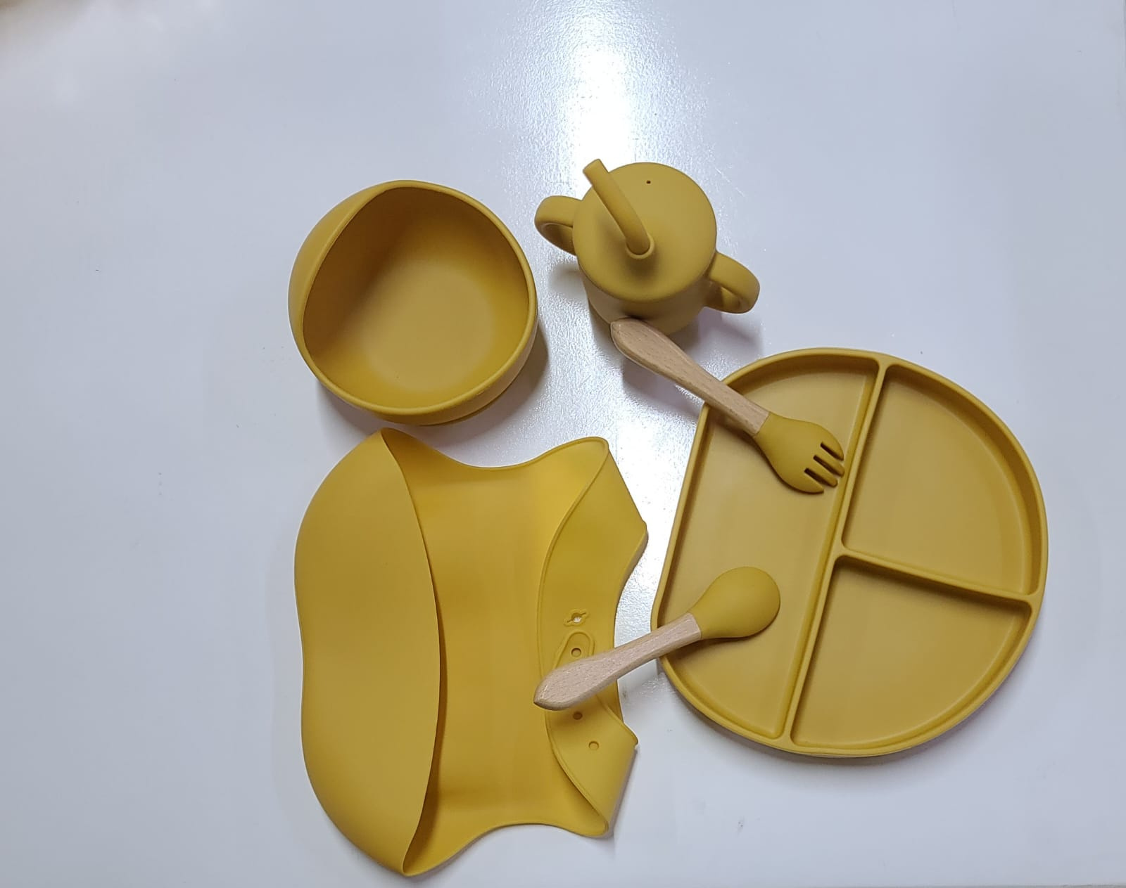 Silicone Baby Feeding Set – Complete Weaning Kit with Suction Plate | Aquababy Collection Kenya