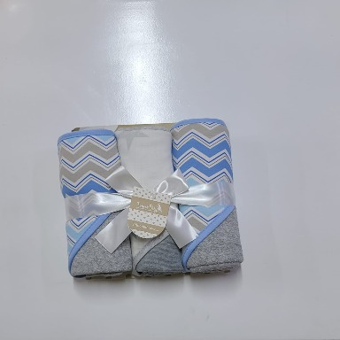 Forever Baby 3 Piece Hooded Towel Set Blue – Soft Baby Bath Towels | Aquababy Collection Kenya