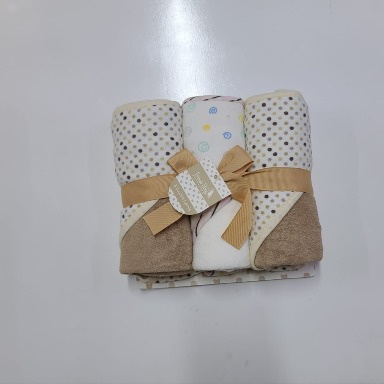 Forever Baby 3 Piece Hooded Towel Set Brown | Aquababy Collection Kenya