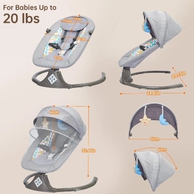 Dearest 3 in 1 halfbase swing